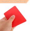 HARFINGTON Vinyl Squeegee, Vinyl Wrap Decal Squeegee Tool, 4-Inch Car Vinyl Film Scraper Plastic Squeegee for Car Wrap, Sign Making, Window, Red, Trapezoidal view 4
