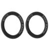Pedal Gasket,2Pcs Extended Pedal Washers, Alloy Rustproof Less Friction Remove Noise Road Pedal Washers (Black) view 1