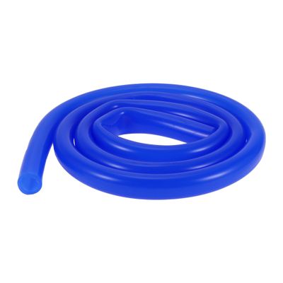 Hihaha Silicone Vacuum Tubing Hose Automotive Vacuum Line High Temperature 4Ft 1/2" 12mm ID 2.5mm Thickness 1 Pcs Blue 130PSI Max Pressure