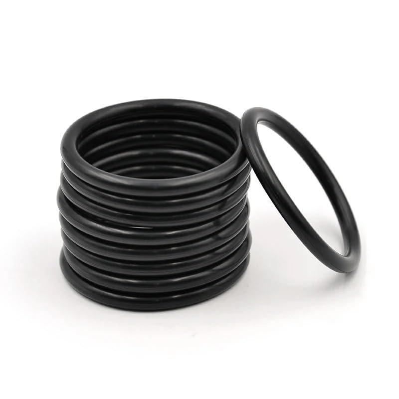 Petabo NBR Seal Ring Gasket, CS 2.5mm Nitrile Butadiene Rubber o Ring Washer, OD 7-50mm Buna-N O-Ring Water-Proof 10pcs(41x36x2.5mm)
