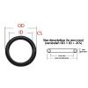 Petabo NBR Seal Ring Gasket, CS 2.5mm Nitrile Butadiene Rubber o Ring Washer, OD 7-50mm Buna-N O-Ring Water-Proof 10pcs(41x36x2.5mm) view 2