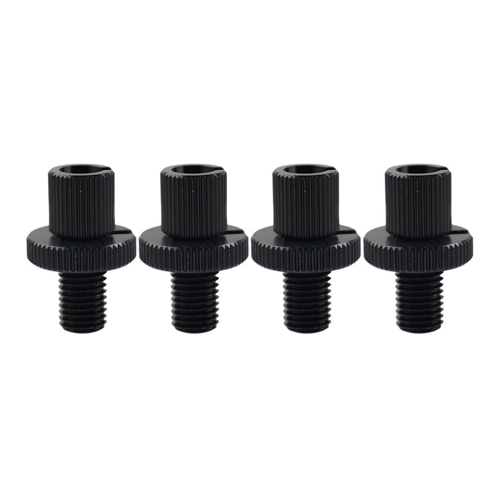 Cnthan7 4PCS M10*1.25 Clutch Brake Throttle Cable Adjuster Screw Aluminum Black For Universal Motorbike ATV Pit Dirt Bike Motorcycle