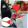 TOPPERFUN Oil Funnel Built Filter Plastic Automotive and Motorcycle Fuel Funnel Large Capacity for Gas and Oil Filling Easy to Clean and Spill-Resistant view 4