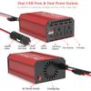 Pro Chaser 400W Vehicle Power Inverter - 12V DC to 110V AC Car Converter, Dual AC Outlets, USB-A QC 18W & USB-C PD 65W Ports, Road Trip Charging Companion with Replaceable in-Line Fuse view 4