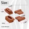 XTPTFABS 1078110141 2 Set of Sun Visor Clips,Brown view 3