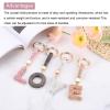 MECCANIXITY Bling Car Letter Charm, Car Rear View Mirror Charm Black Initial Letter Interior Decoration Hanging Crystal Ornaments for Women, Bags DIY, N view 4