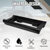 BLVD-LPF OBEY YOUR LUXURY License Plate Frame Bumper Guard Screws Included - 2.3" Thick Rubber License Plate Mount Protects Bumper from Scratches & Dents - Universal Fit for Cars, Trucks, SUVs, & Vans view 4