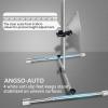 ANGSO-AUTO ADAS Calibration Tool Kit Compatible with Honda Toyota Kia Ford ADAS Radar Aiming Calibration Tool,Post with 0-30 Centimeter Scale,Corner Reflector Target with Billet Aluminum Stand view 3