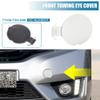 Edinstry White Front Bumper Tow Hook Cover Car Towing Hook Eye Hole Cover Re-placement 71104-T5H-H00 Fit for Ho-nda Fit Ja-zz GK5 2014-2017 view 3