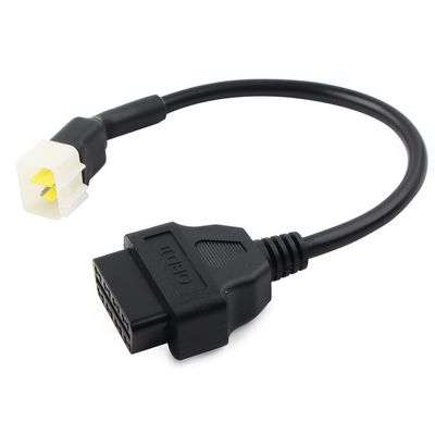 SIKUAI 6Pins OBD2 Motorcycle Scanner Diagnostic Tool Adapter Cable Connector, Code Reader Cable For Delphi