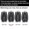 ontto Smart Remote Keycase Car Key Housing Fit for Onix Equino Orlando Cruze Spark Sonic Camaro Volt Bolt Personalized Key Skin with Keychain,Brown view 2