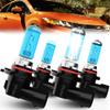 SPBRTBUB Headlight Bulbs Compatible with civic 2004-2013 Light Bulb Halogen, 9005/HB3/H10 high beam + 9006/HB4 low beams,car light bulb4 pack view 1