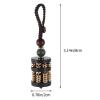 OUNONA Wooden Abacus Keychain Pendant Split Ring Decorative Car Key Ring Ornament Unique for Adults and Boys and Girls for Home and Office Decor view 2
