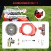 Electric Starter kit, flywheel Starter Ignition Switch, Electric Starter Conversion kit with Solenoid Key for Honda GX160 GX200 5.5HP 6.5HP Starter Motor view 4