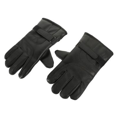 WHAMVOX USB Heated Winter Motorcycle Gloves with Adjustable Temperature Control Thermal Riding Gloves for Outdoor Sports Touchscreen Function Black