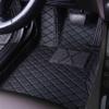 Car Floor Mats for Cadillac Escalade 7Seats 2017-2018,Leather Luxury Floor Liner All Weather Protection Carpet. (Full Set/Black) view 2
