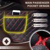 Car Floor Mats for Cadillac Escalade 7Seats 2017-2018,Leather Luxury Floor Liner All Weather Protection Carpet. (Full Set/Black) view 4