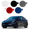 CZShiYue Front Left Bumper Tow Hook Cover for Tesla Model Y 2020 2021 2022 2023 Towing Eye Cap Trailer Cover 1493746-00-A 149374600A (Starry Sky Grey, Left Driver Side) view 1