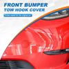 CZShiYue Front Left Bumper Tow Hook Cover for Tesla Model Y 2020 2021 2022 2023 Towing Eye Cap Trailer Cover 1493746-00-A 149374600A (Starry Sky Grey, Left Driver Side) view 2
