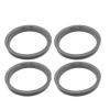 Woezure 4 Hub Rings 74mm to 57.1mm Hubcentric Ring .1 for Atlas 2018-2022 for Jetta 1988-2022 for Tiguan 2011-2022 for Golf 1992-2006 2010-2021 for Golf Alltrack 2017-2019 -(Plastic) view 2
