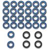 30Pcs Sealed Bearing Kit for Tamiya 1/14 Truck Tractor Trailer Semi Grand Knight King Hauler Upgrade Parts view 1
