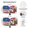 American Garden Summer Windshield Sunshade for Car Truck & SFolding Car Sun Shade for Front Window Auto Sun Visor Heat Protection Car Blocks Rays and Keeps Vehicle Cool view 3