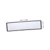 PartyKindom Safety First Wide Rear View Mirror Blue Easy to Install for Car Interior view 2