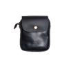 Trip Machine Genuine Leather Motorcycle Utility Pouch Bag Small Organizer with Belt Loop for Keys, Wallet & Tools Compact Riding & Everyday Carry Accessory (Black) view 1