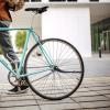 Happyyami Aluminum Alloy Feet Bike Kickstand Support for Rack Mountain Bike Leg Parking Tool-Free Height Adjustment Random Color view 4