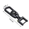 GUIILAN Metal Car Fob Cover Key Chain with 2 Detachable Key Rings Car Keychain buckle Compatible with RAM 1500 (White) view 3