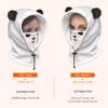 BLUEMARS Kids Winter Hat Balaclava, Fleece Cold-Weather Hood for Boys & Girls School and Outdoor Snow Play,Panda,S view 2