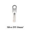 POWTAXBJGD Wire Crimp Connector Car Auto Copper Terminal Block DT-10/16/25/35/50 Battery Cable Crimp Terminals Soldered Copper Crimp Lugs(Silver DT-16,50 Pieces) view 2