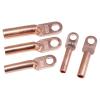 POWTAXBJGD Wire Crimp Connector Car Auto Copper Terminal Block DT-10/16/25/35/50 Battery Cable Crimp Terminals Soldered Copper Crimp Lugs(Silver DT-16,50 Pieces) view 3
