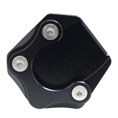 SIKUAI Black Motorcycle Kickstand Pad, Stand Extension Pad Support Plate Enlarge Stand, Side Kickstand Foot Replacement For Yamaha Majesty S SMAX 155