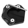 SIKUAI Black Motorcycle Kickstand Pad, Stand Extension Pad Support Plate Enlarge Stand, Side Kickstand Foot Replacement For Yamaha Majesty S SMAX 155 view 2