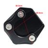 SIKUAI Black Motorcycle Kickstand Pad, Stand Extension Pad Support Plate Enlarge Stand, Side Kickstand Foot Replacement For Yamaha Majesty S SMAX 155 view 3