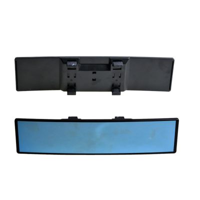 ULTECHNOVO Interior Rear View Mirror Wide Angle Anti-dazzling Curved Black Glass for Enhanced Visibility Installation for Various Car Models