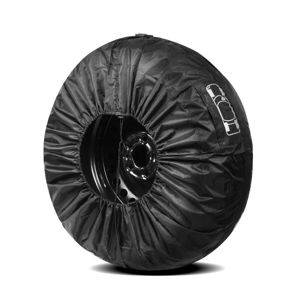 1PC Tire Cover, Waterproof Spare Tire Cover Tough Tire Wheel or for Cars Ss Vans Pickup Trucks, Fits Tires 19'' to 23''