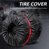 1PC Tire Cover, Waterproof Spare Tire Cover Tough Tire Wheel or for Cars Ss Vans Pickup Trucks, Fits Tires 19'' to 23'' view 2
