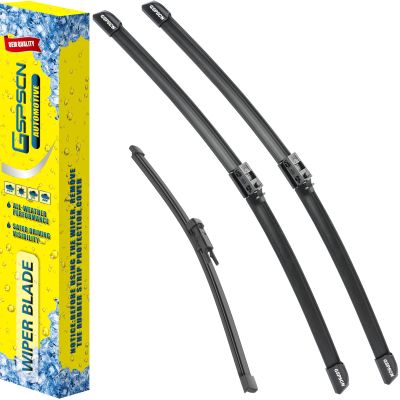 GSPSCN 22" 22" Front Windshield Wipers Blades & 12 Rear Wiper Set (3 Pack)