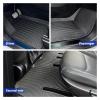 DSUIUWER TPE Floor Mats Compatible with Tesla Model X 5/6/7 Seater 2021-2024,All Weather Rear Back Seat Cover Protector Front Rear Trunk Accessories(7 Seater Trunk 3pcs) view 3
