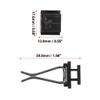 Edinstry 20 Set Square Head Car Air Vent Clip Air Conditioner Outlet Clips with Plastic Slot Head Replacement Auto Vent Clip Black 39.5x17.6x13.9mm view 4