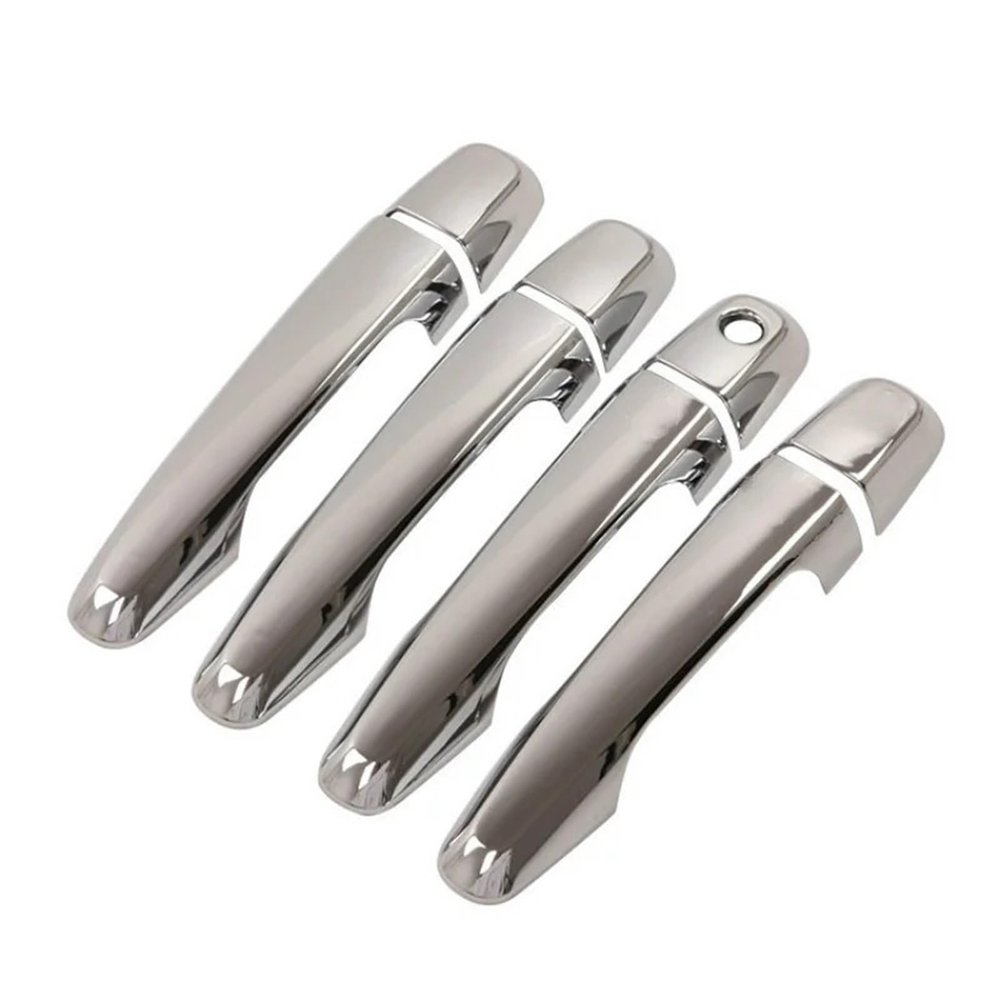 KITQLPG Chrome Car Door Handle Cover Compatible with L200 2006-2014 Styling Accessories(1 Keyhole)