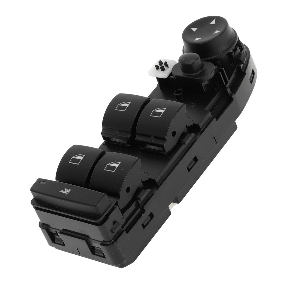 A ABSOPRO Power Window Switch No.61319122110 Window Control Switch for BMW 528i 2008-2010 Base 3.0L L6 - Gas Plastic Gray