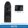 A ABSOPRO Power Window Switch No.61319122110 Window Control Switch for BMW 528i 2008-2010 Base 3.0L L6 - Gas Plastic Gray view 4