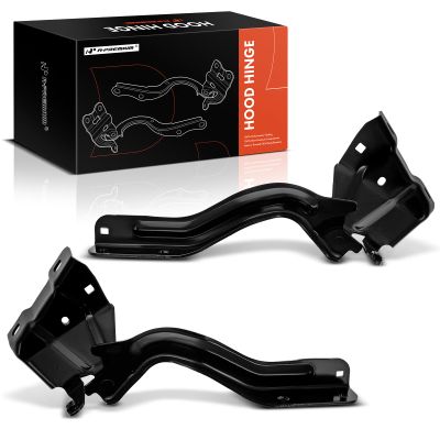A-Premium Set of 2 Front Driver and Passenger Hood Hinges