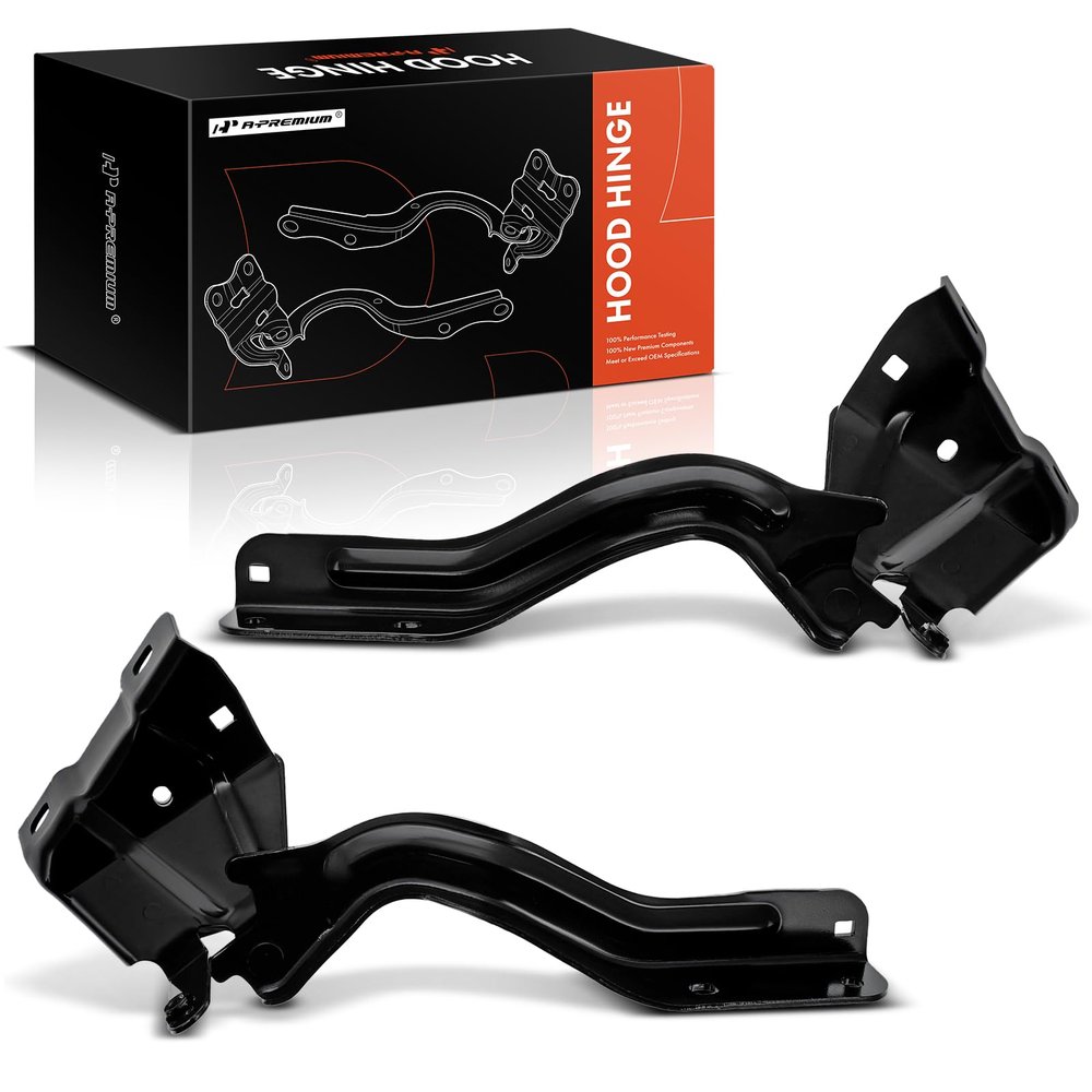 A-Premium Set of 2 Front Driver and Passenger Hood Hinges