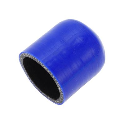 X AUTOHAUX 1 Pcs 40mm Length 35mm/1.38" ID Blue Black Car Silicone Rubber Hose End Cap Silicone Reinforced Blanking Cap for Bypass Tube Universal