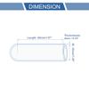 X AUTOHAUX 1 Pcs 40mm Length 35mm/1.38" ID Blue Black Car Silicone Rubber Hose End Cap Silicone Reinforced Blanking Cap for Bypass Tube Universal view 3