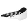 Enjoy Mfg Seat Cover - Compatible with Honda The 2022-2024 Grom 125 MSX125 MSX 125 (Color Side & Rib) #331 (White Side/Black top/White Ribs) view 1